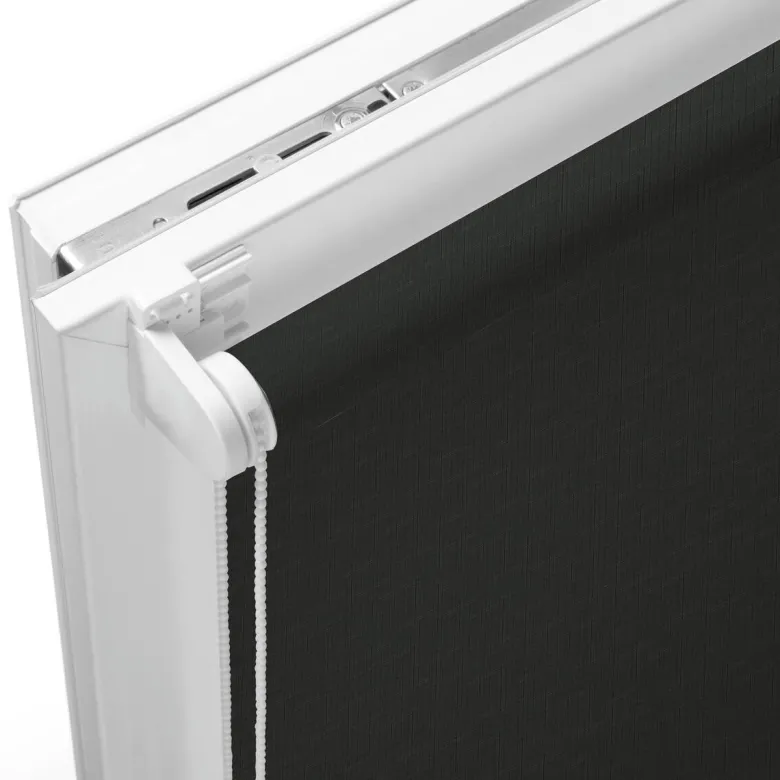 Boviva Rollo Struktur schwarz B/L: ca. 75x150 cm