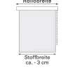 Boviva Rollo Struktur silber B/L: ca. 90x150 cm
