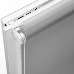 Boviva Rollo Struktur silber B/L: ca. 90x150 cm