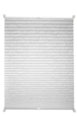 Boviva Spannplissee Paisley weiß B/L: ca. 40x130 cm