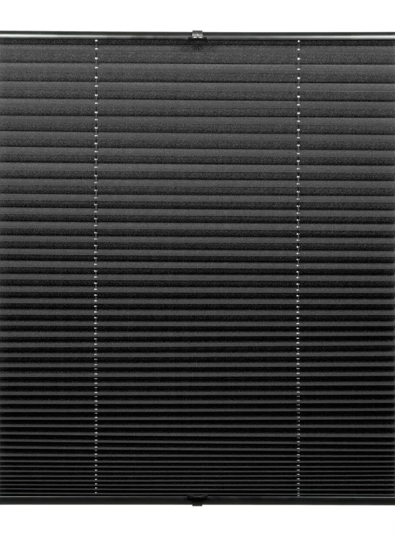 Boviva Spannplissee schwarz B/L: ca. 55x130 cm