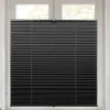 Boviva Spannplissee schwarz B/L: ca. 60x210 cm