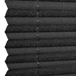 Boviva Spannplissee schwarz B/L: ca. 60x210 cm