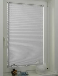 Boviva Spannplissee silber B/L: ca. 40x130 cm