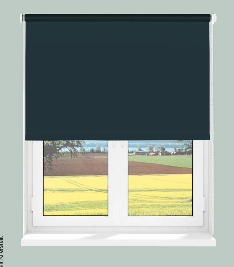 Boviva Thermo Seitenzugrollo Verdunklungsqualität anthrazit B/L: ca. 62x175 cm