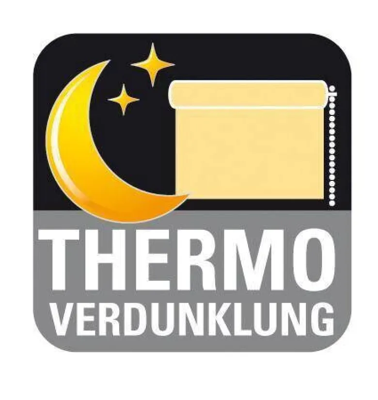 Boviva Thermo Seitenzugrollo Verdunklungsqualität weiß B/L: ca. 62x175 cm