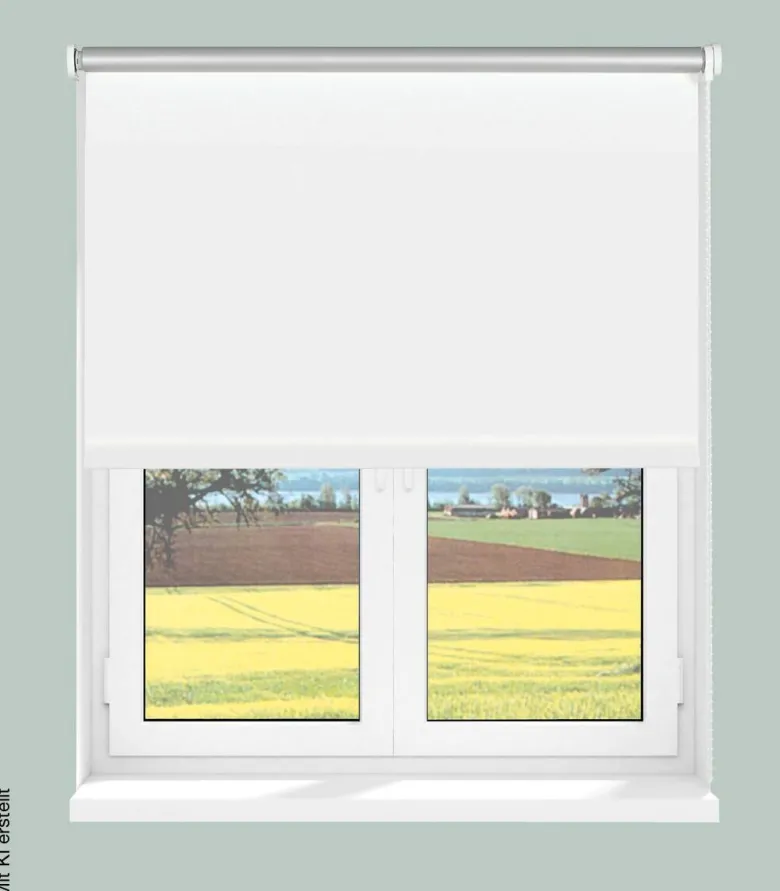 Boviva Thermo Seitenzugrollo Verdunklungsqualität weiß B/L: ca. 62x175 cm
