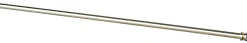 Boviva Vitragenstange Nizza nickel Metall ausziehbar von ca. 80 bis 150 cm 1.0 Läufe