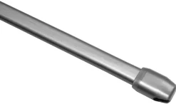 Boviva Vitragenstange silber Metall D: ca. 1,1 cm ausziehbar von ca. 40 bis 60 cm 1.0 Läufe