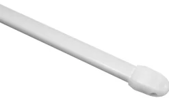 Boviva Vitragenstange weiß Metall D: ca. 1,1 cm ausziehbar von ca. 60 bis 100 cm 1.0 Läufe