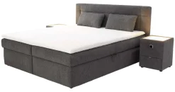 Boxbett dunkelgrau Liegefläche B/L: ca. 200x180 cm