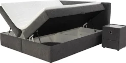 Boxbett dunkelgrau Liegefläche B/L: ca. 200x180 cm