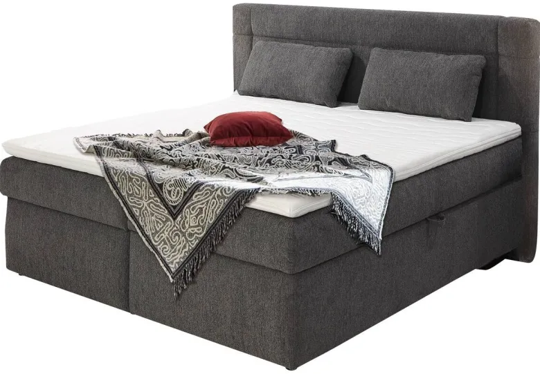 Boxbett dunkelgrau Liegefläche B/L: ca. 200x180 cm