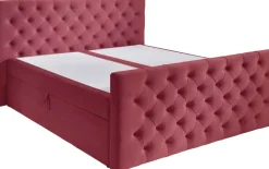 Boxbett Glow burgund Liegefläche B/L: ca. 180x200 cm