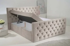 Boxbett Glow creme Liegefläche B/L: ca. 180x200 cm