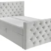 Boxbett Glow grau Liegefläche B/L: ca. 140x200 cm