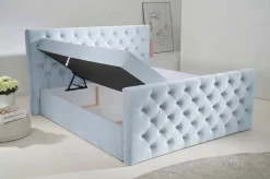 Boxbett Glow hellblau Liegefläche B/L: ca. 140x200 cm