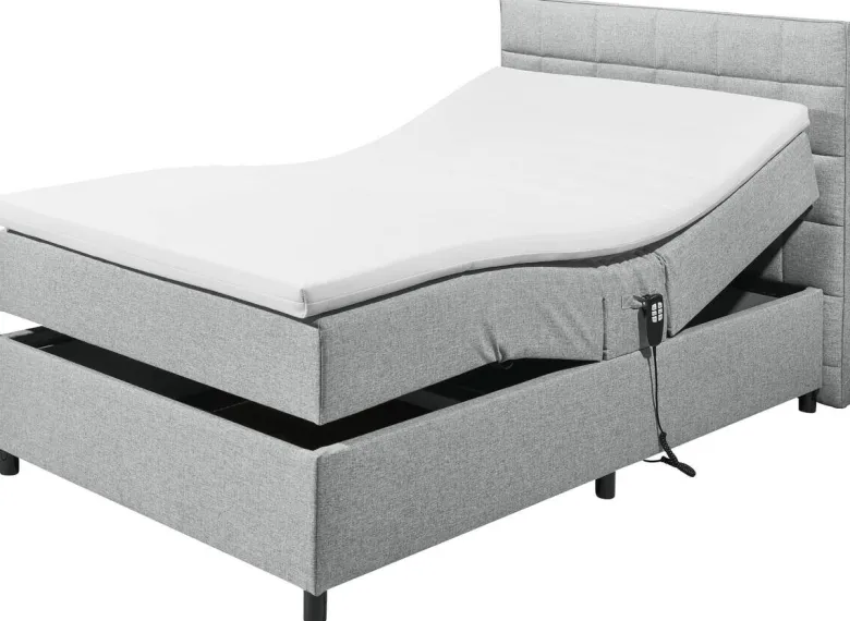 Boxbett Mariborsko silber Liegefläche B/L: ca. 120x200 cm