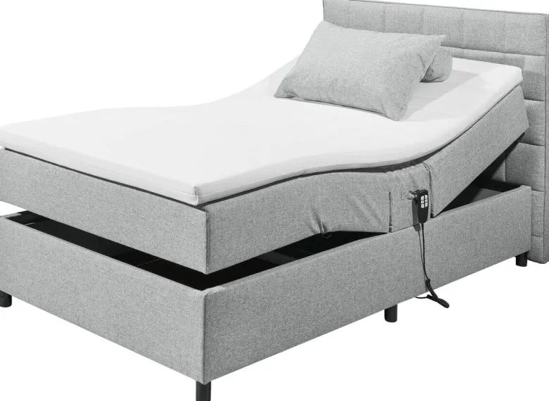 Boxbett Mariborsko silber Liegefläche B/L: ca. 120x200 cm