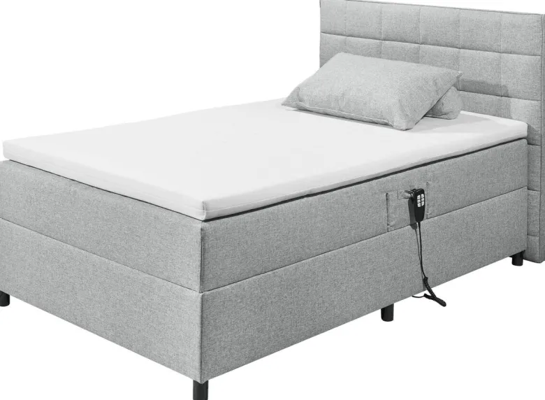 Boxbett Mariborsko silber Liegefläche B/L: ca. 120x200 cm