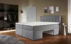 Boxbett Petty II hellgrau Liegefläche B/L: ca. 180x200 cm
