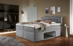 Boxbett Petty II hellgrau Liegefläche B/L: ca. 180x200 cm