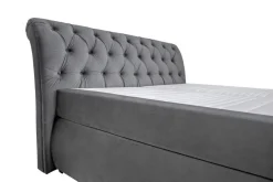 Boxspringbett Agnes dunkelgrau Liegefläche B/L: ca. 180x200 cm