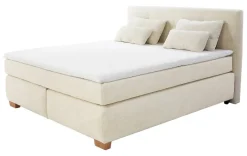 Boxspringbett beige Liegefläche B/L: ca. 180x200 cm