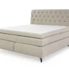 Boxspringbett beige Liegefläche B/L: ca. 180x200 cm