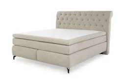 Boxspringbett beige Liegefläche B/L: ca. 180x200 cm