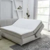 Boxspringbett beige Liegefläche B/L: ca. 180x200 cm
