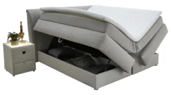 Boxspringbett beige Liegefläche B/L: ca. 180x200 cm