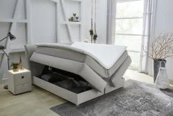 Boxspringbett beige Liegefläche B/L: ca. 180x200 cm