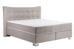 Boxspringbett Domino creme Liegefläche B/L: ca. 180x200 cm