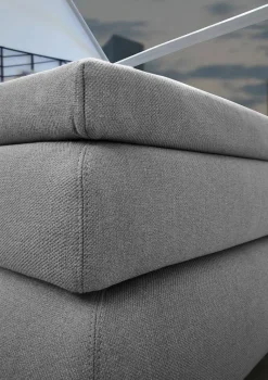 Boxspringbett grau Flachgewebe Liegefläche B/L: ca. 180x200 cm