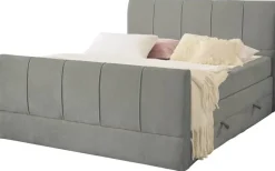 Boxspringbett Harmony grau Liegefläche B/L: ca. 180x200 cm