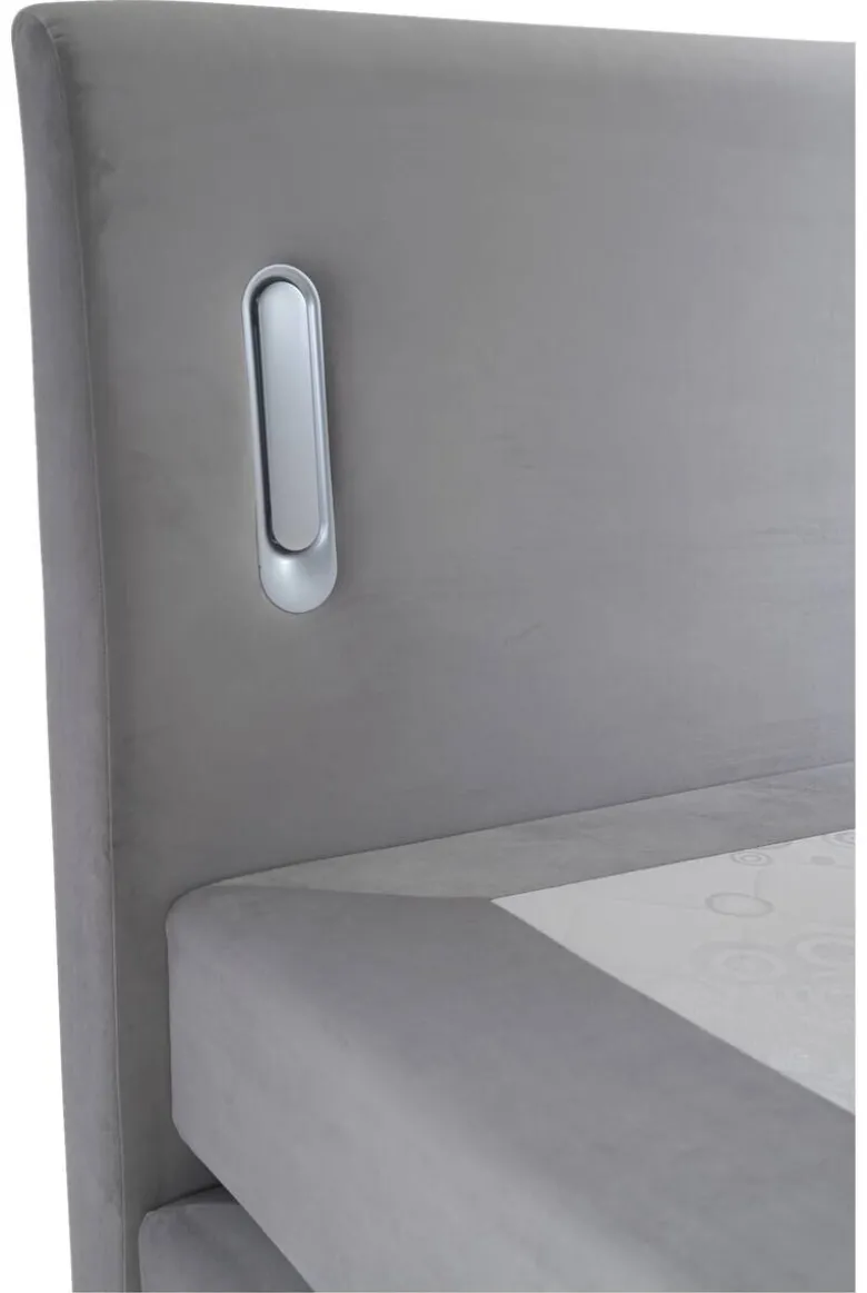 Boxspringbett Lighting grau Liegefläche B/L: ca. 160x200 cm