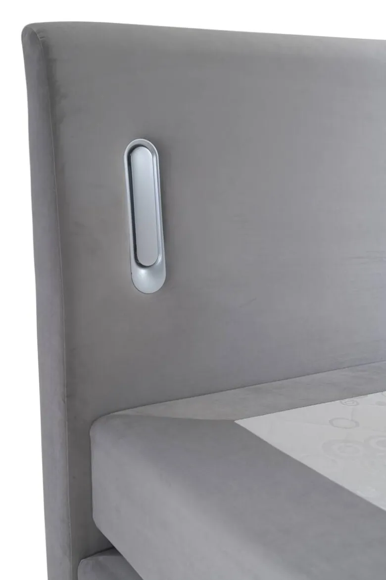 Boxspringbett Lighting grau Liegefläche B/L: ca. 160x200 cm