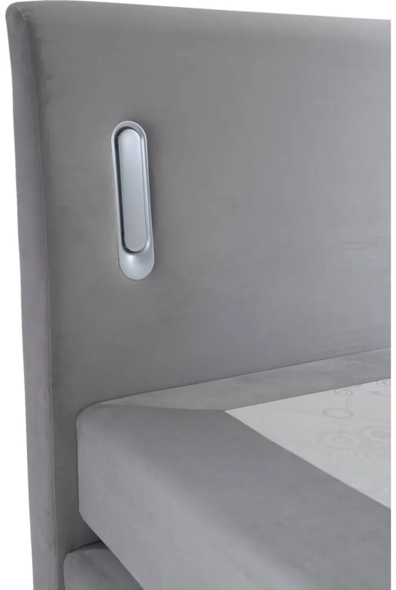 Boxspringbett Lighting hellgrau Liegefläche B/L: ca. 180x200 cm