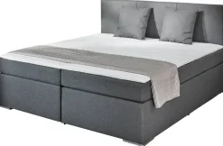 Boxspringbett Lima anthrazit Liegefläche B/L: ca. 180x200 cm