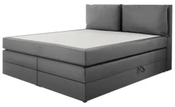 Boxspringbett Lissy graubraun Liegefläche B/L: ca. 180x200 cm