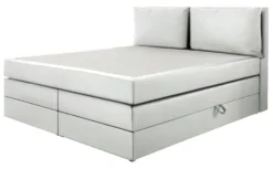 Boxspringbett Lissy grau Liegefläche B/L: ca. 180x200 cm