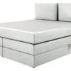 Boxspringbett Lissy grau Liegefläche B/L: ca. 160x200 cm