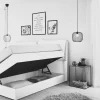 Boxspringbett Lissy weiß Liegefläche B/L: ca. 140x200 cm