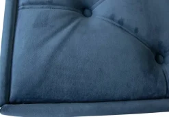 Boxspringbett Lydia blau Liegefläche B/L: ca. 200x200 cm