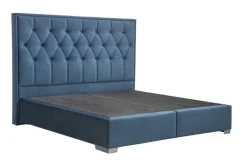 Boxspringbett Lydia blau Liegefläche B/L: ca. 200x200 cm