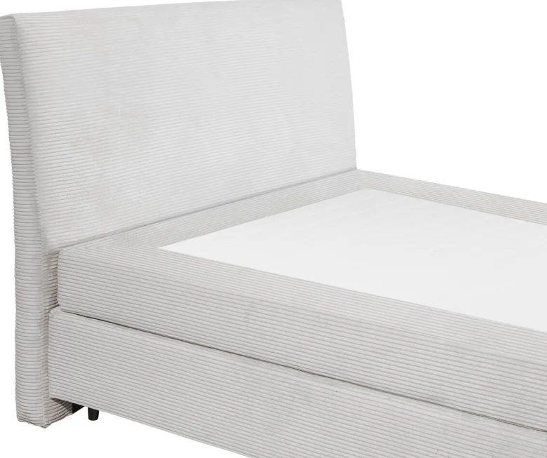 Boxspringbett Marbella Silbergrau Liegefläche B/L: ca. 180x200 cm