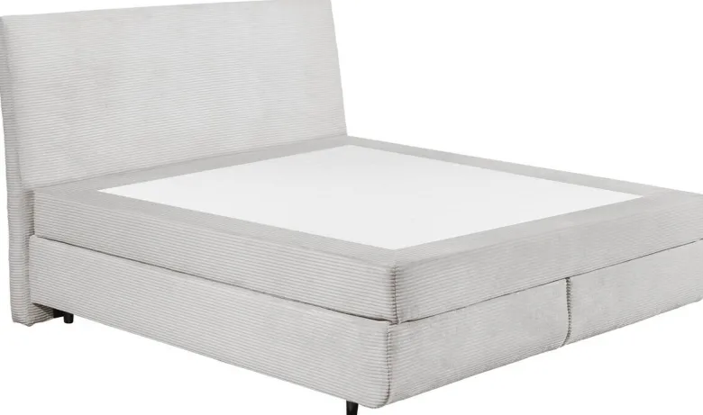 Boxspringbett Marbella Silbergrau Liegefläche B/L: ca. 180x200 cm