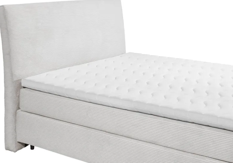 Boxspringbett Marbella Silbergrau Liegefläche B/L: ca. 180x200 cm