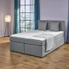 Boxspringbett Sevilla grau Liegefläche B/L: ca. 140x200 cm